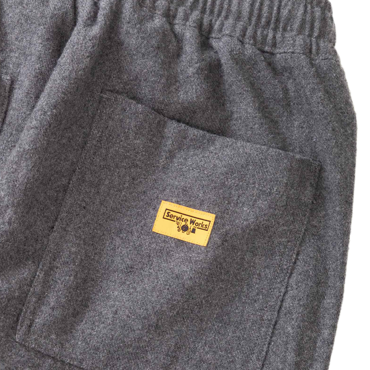 Service Works Flannel Chef Pant Charcoal