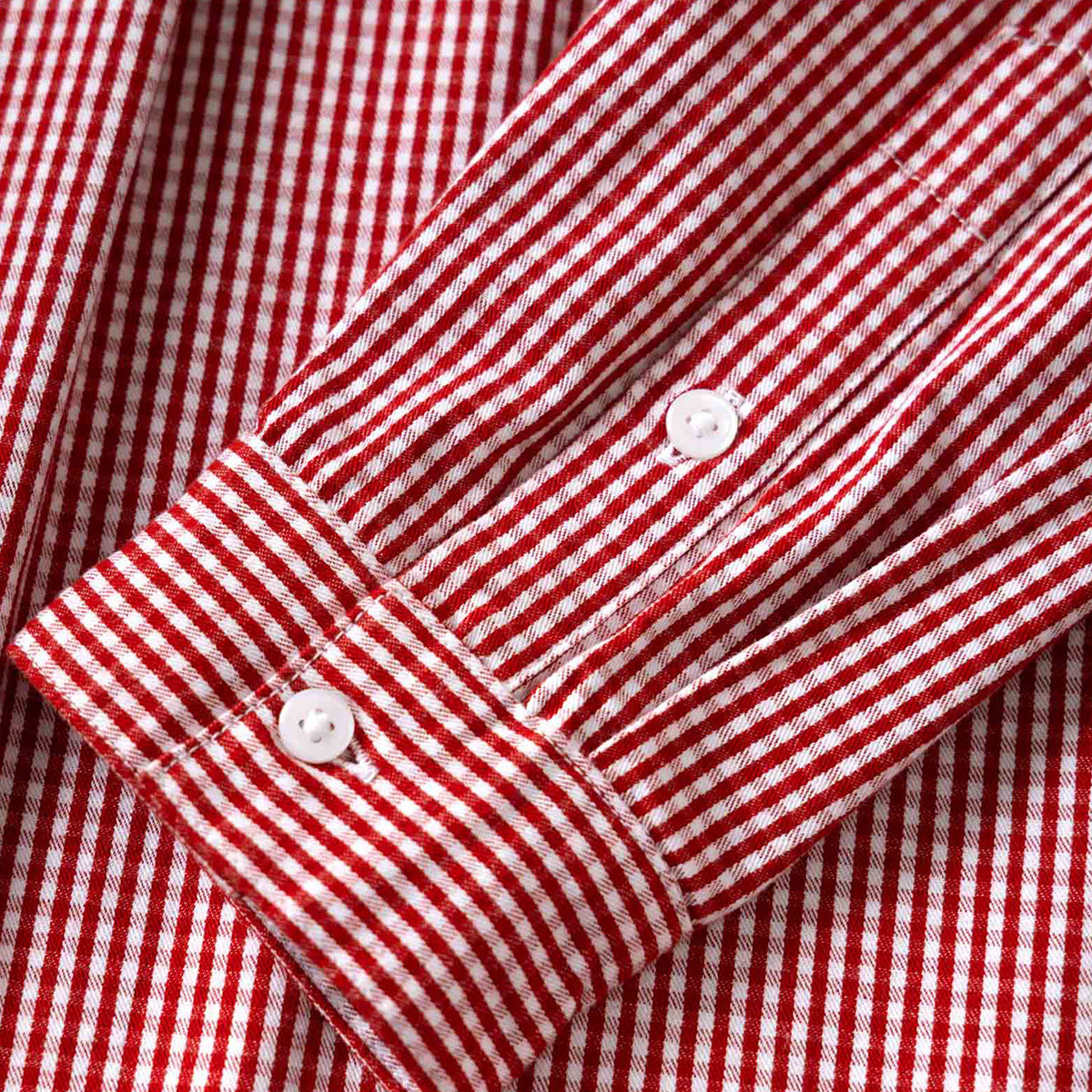 Service Works Gingham Waiter Shirt Red