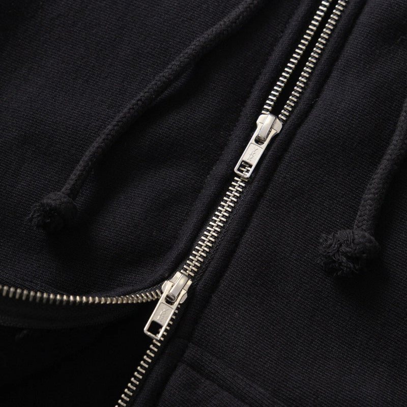 Service Works Martini Zipper Hooded Sweater Black