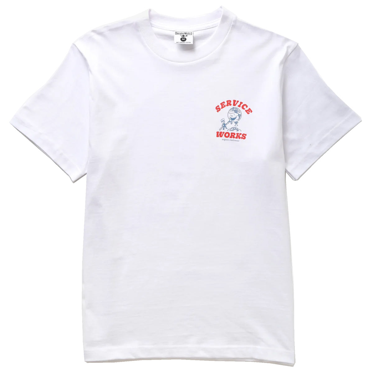 Service Works Organic Chefswear T-Shirt White