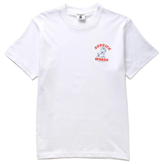 Service Works Organic Chefswear T-Shirt White