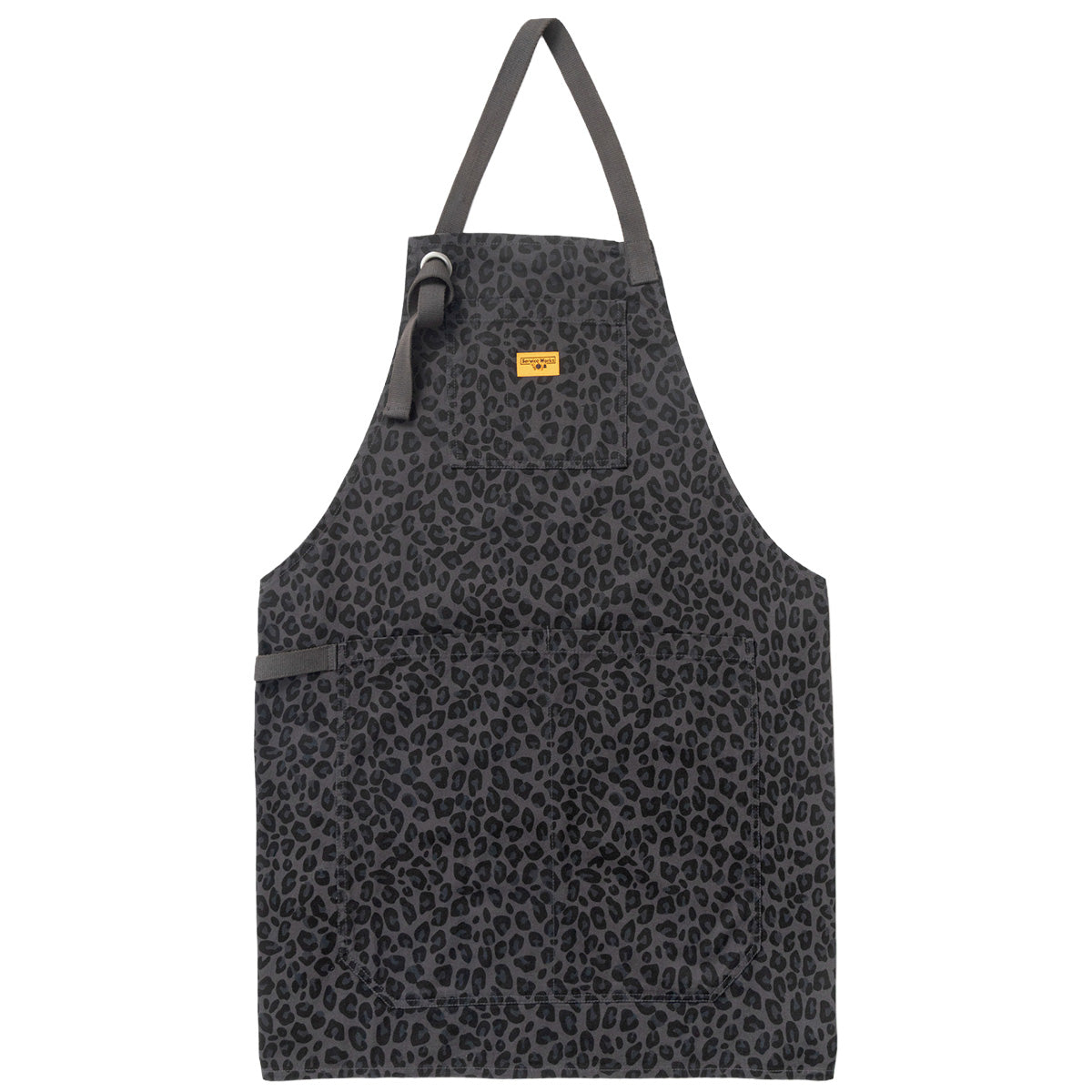 Service Works Patterned Apron Black Leopard