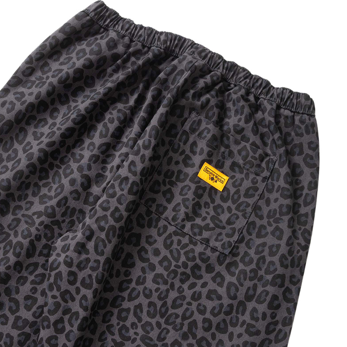 Service Works Patterned Easy Chef Pant Black Leopard