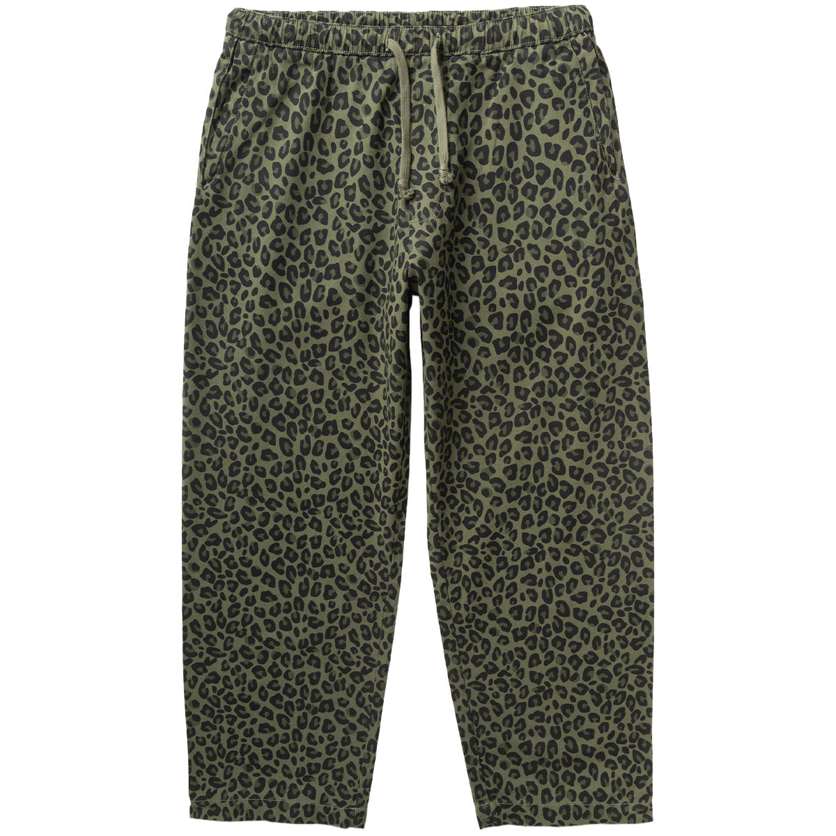 Service Works Patterned Easy Chef Pant Green Leopard