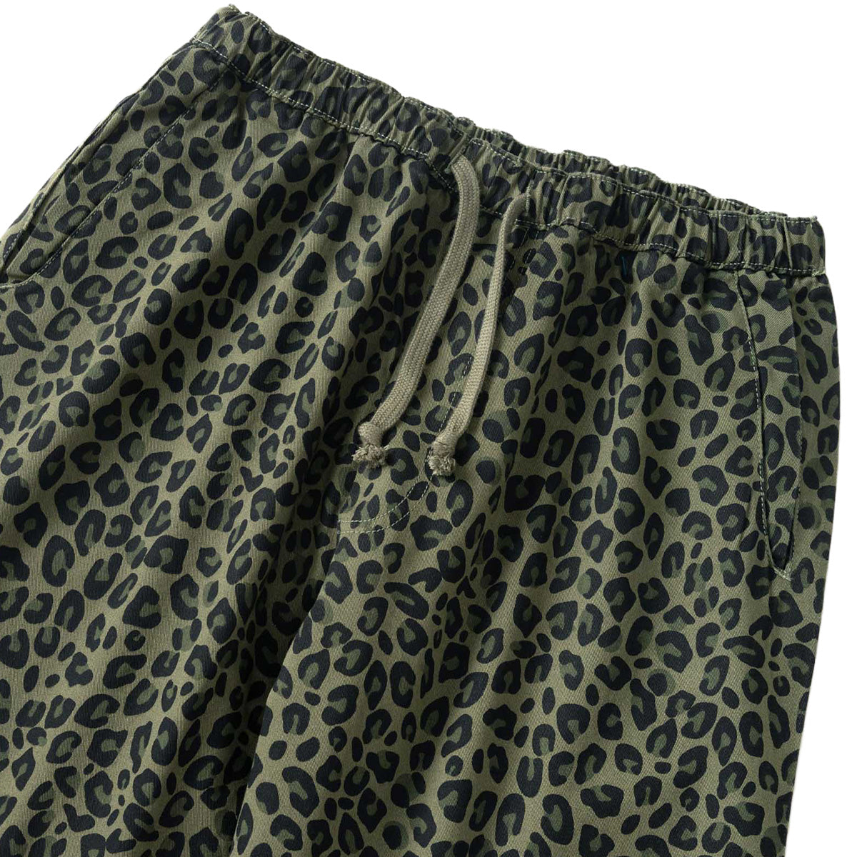 Service Works Patterned Easy Chef Pant Green Leopard