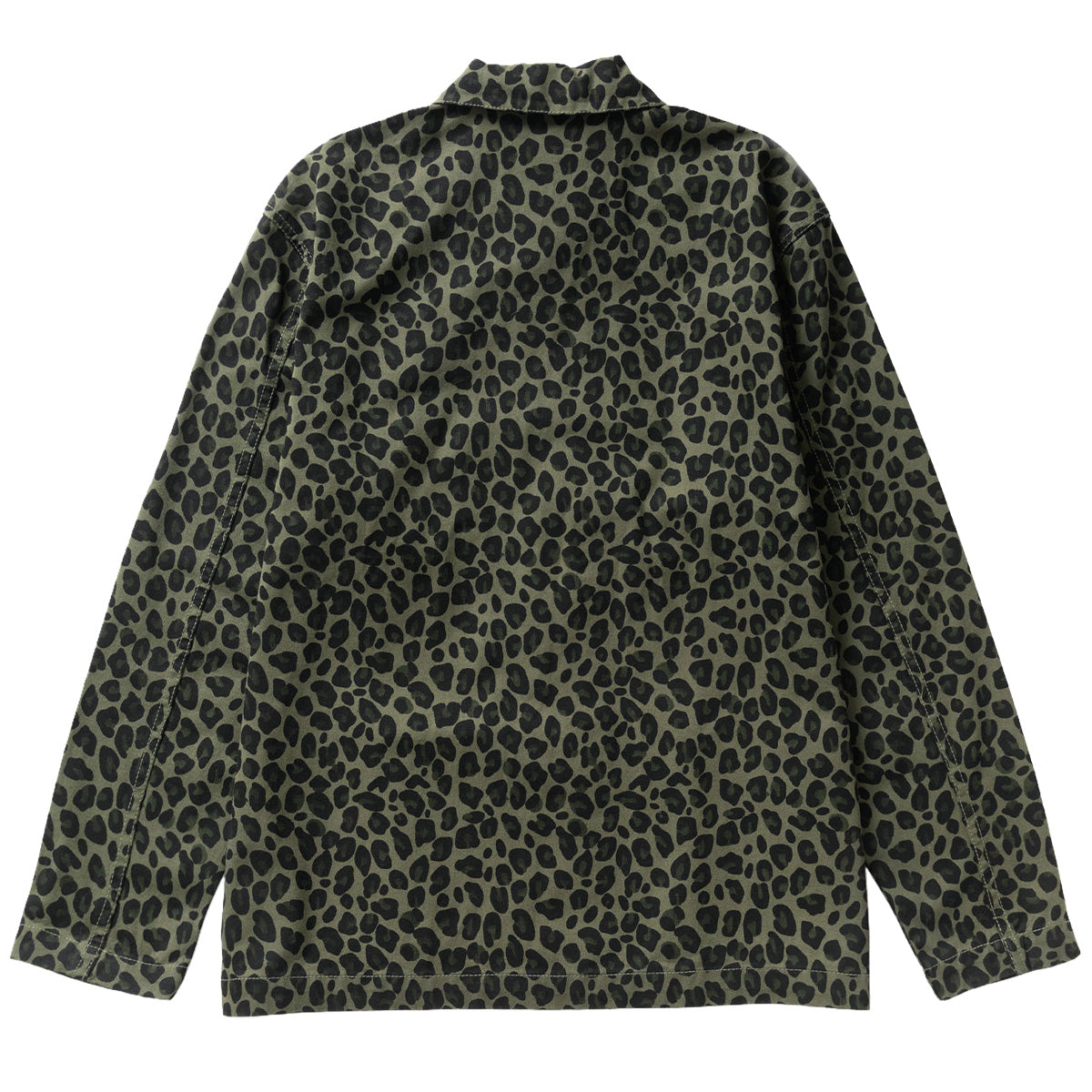 Service Works Patterned Easy Chef Shirt Green Leopard