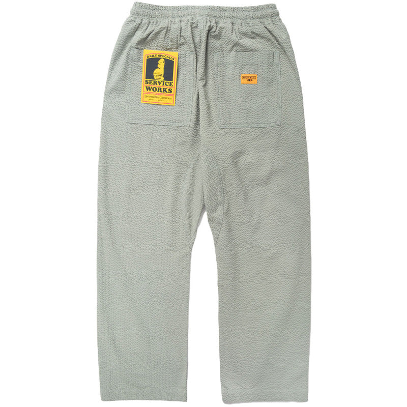Service Works Seersucker Chef Pant Sage