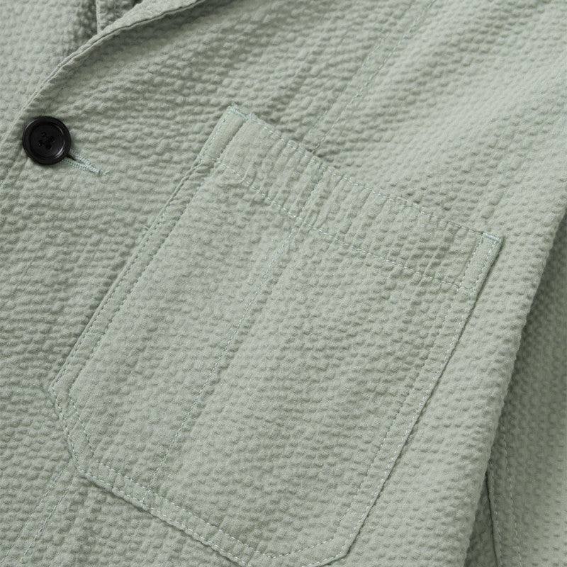 Service Works Seersucker Server Suit Jacket Sage