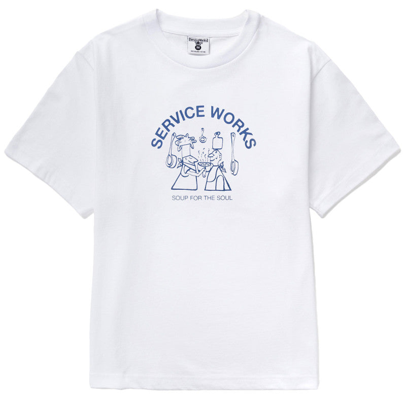Service Works Soup For The Soul T-Shirt White