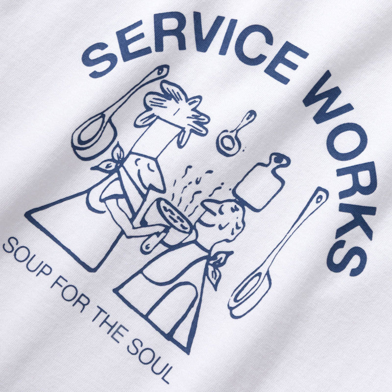 Service Works Soup For The Soul T-Shirt White