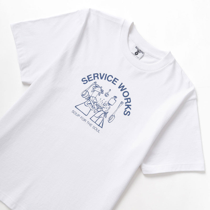 Service Works Soup For The Soul T-Shirt White