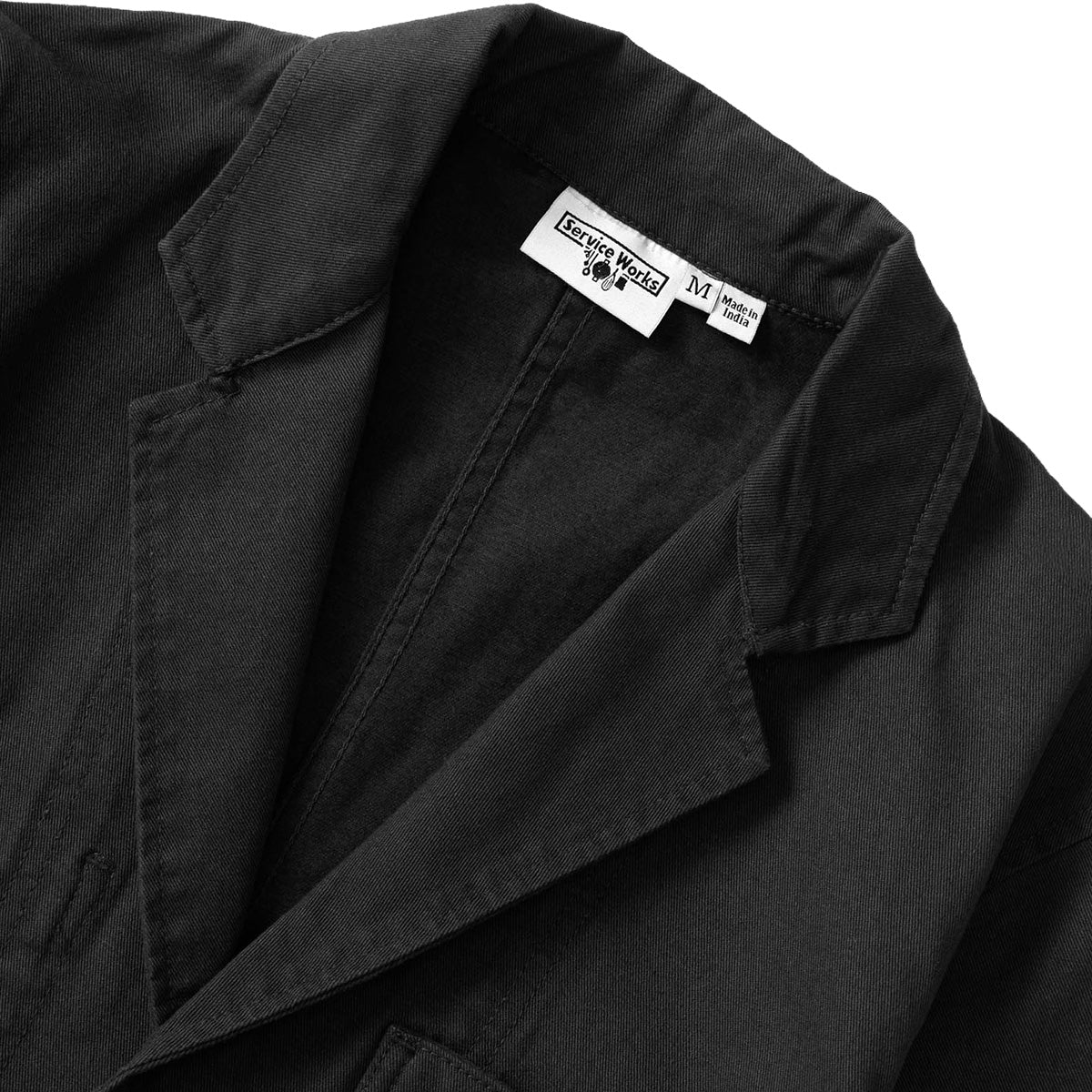 Service Works Twill Server Suit Black