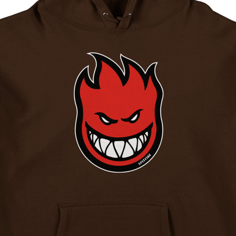 Spitfire Bighead Fill Hooded Sweater Brown