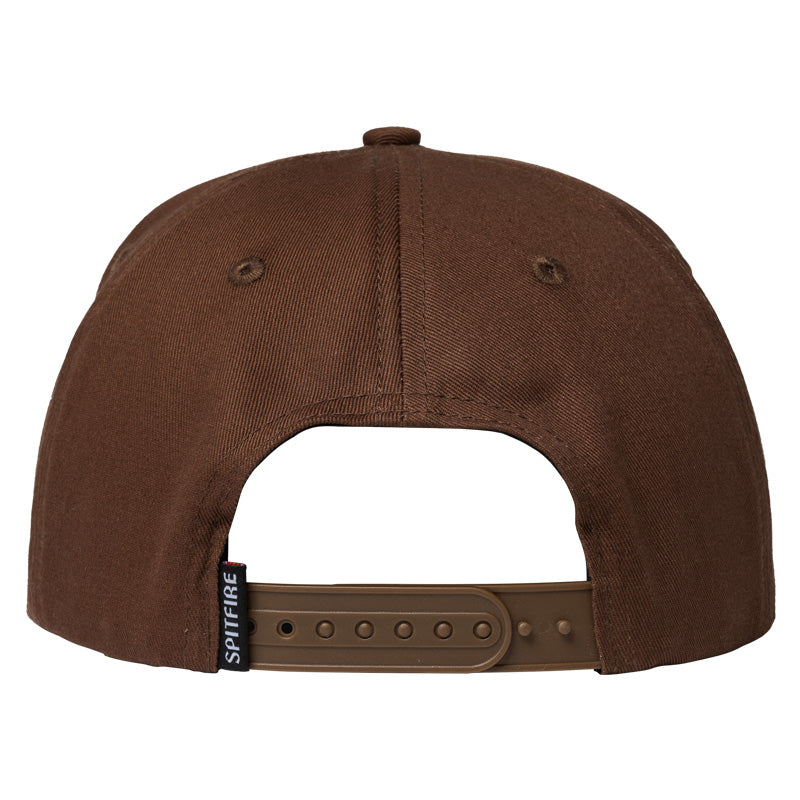 Spitfire Bighead Fill Snapback Cap Brown/Red