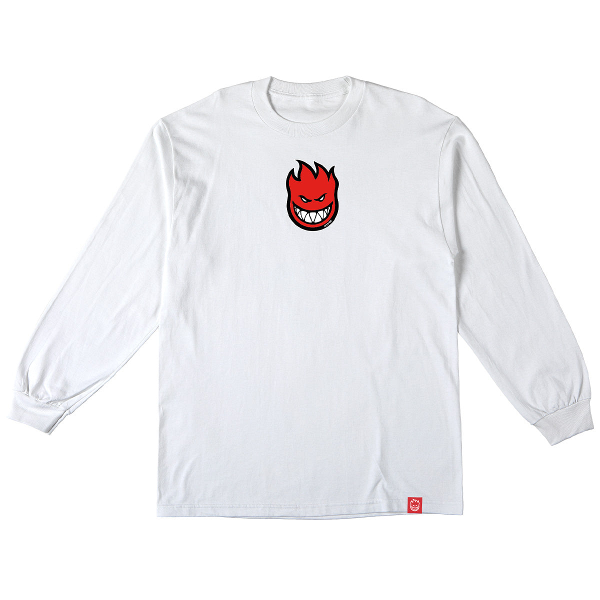 Spitfire Bighead Mid Fill Longsleeve T-Shirt White