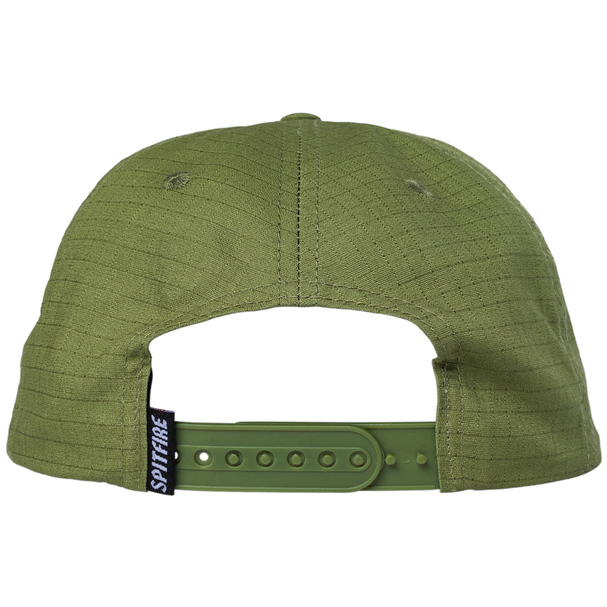 Spitfire Bighead Snapback Cap Olive(Ripstop) W/ Black Emb