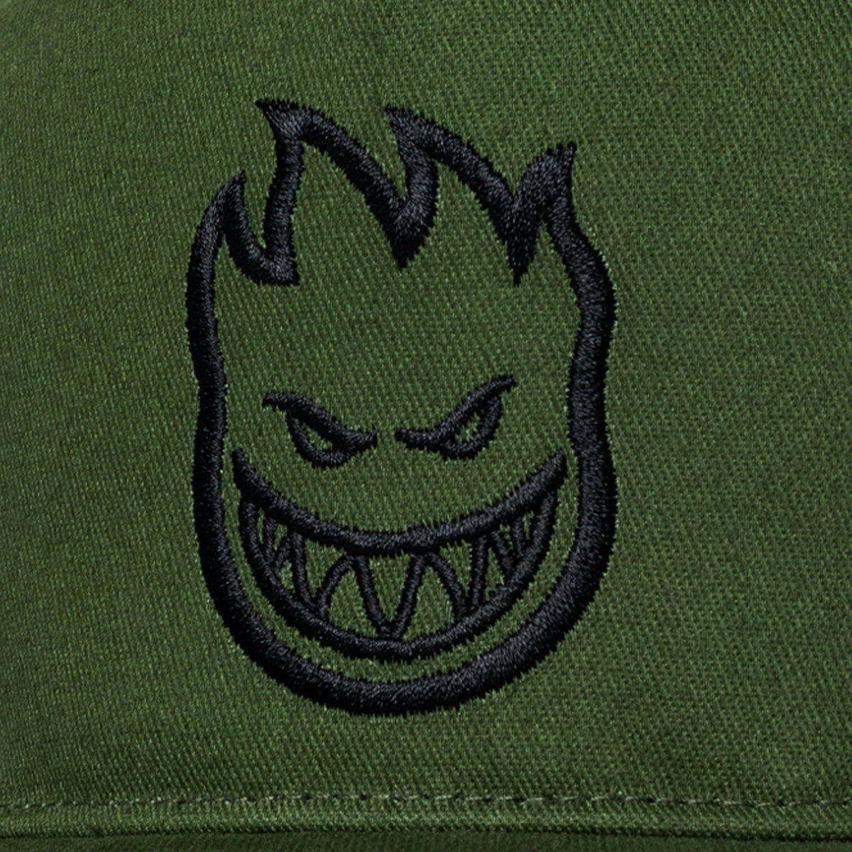 Spitfire Bighead Snapback Cap Olive(Twill)/Black(Mesh)