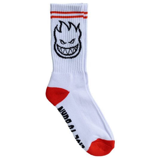 Spitfire Bighead Sock White/Red/Black