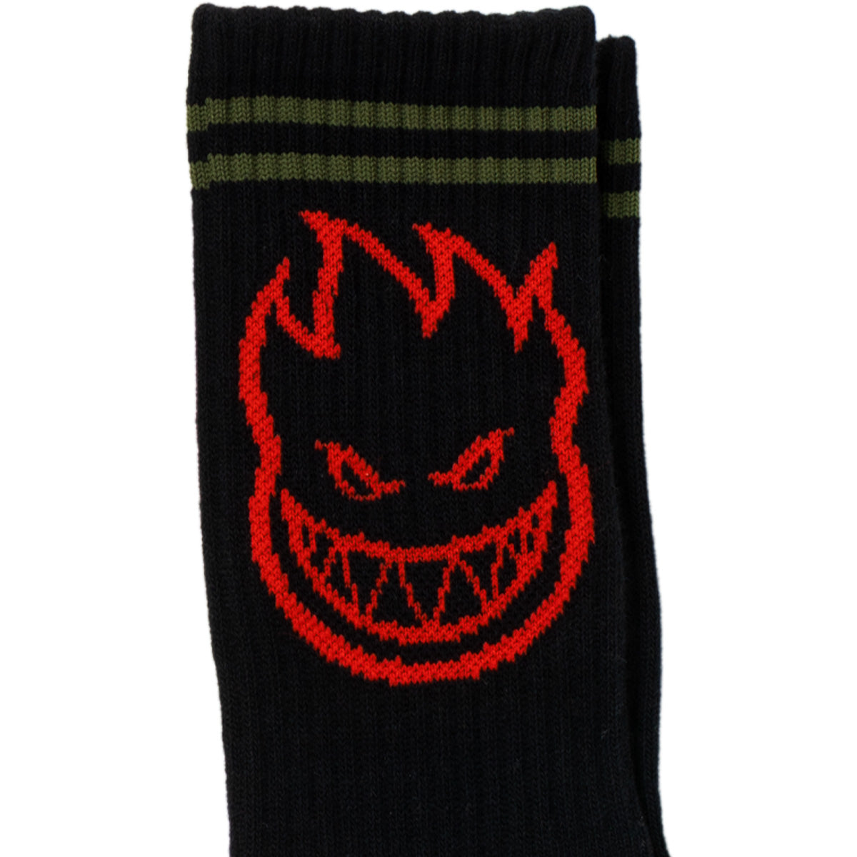 Spitfire Bighead Socks Black/Olive/Red