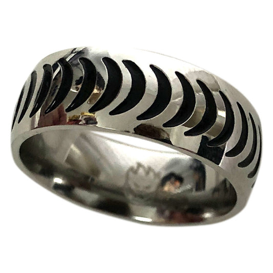 Spitfire Crescent Ring Stainless Steel