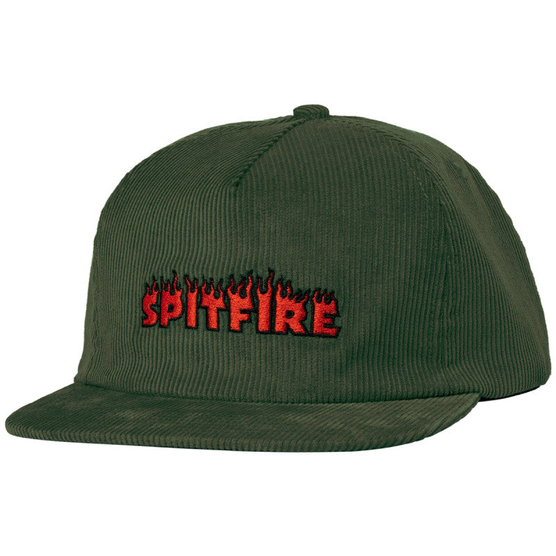 Spitfire Demonseed Script Snapback Dark Green