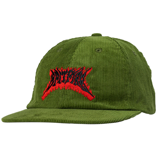 Spitfire Flame Out Strapback Cap Olive/Red/Black