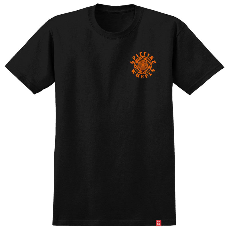 Spitfire OG Classic Fill T-Shirt Black/Orange/White
