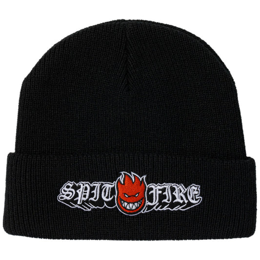 Spitfire Old E Drop Bighead Cuff Beanie Black