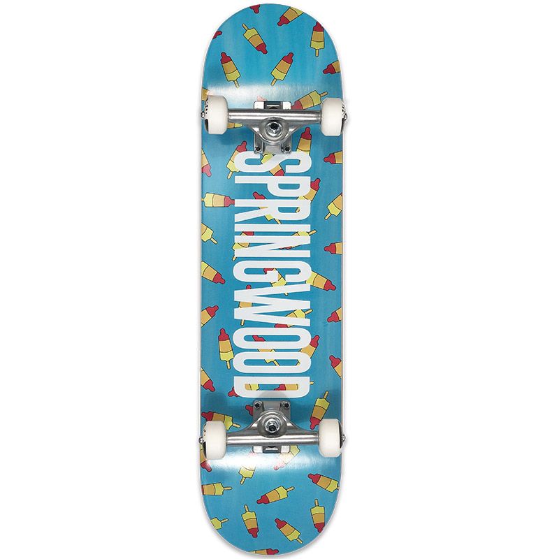 Springwood Rocket Air Complete Skateboard Turquoise 8.0