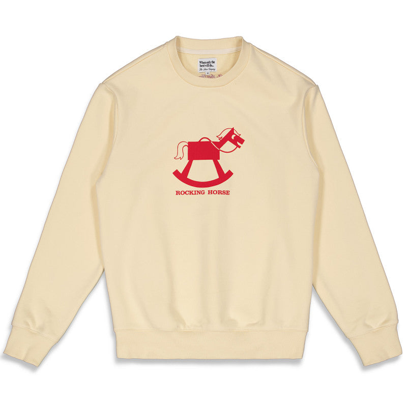 The Loose Company Rocking Horse Crewneck Sweater Beige