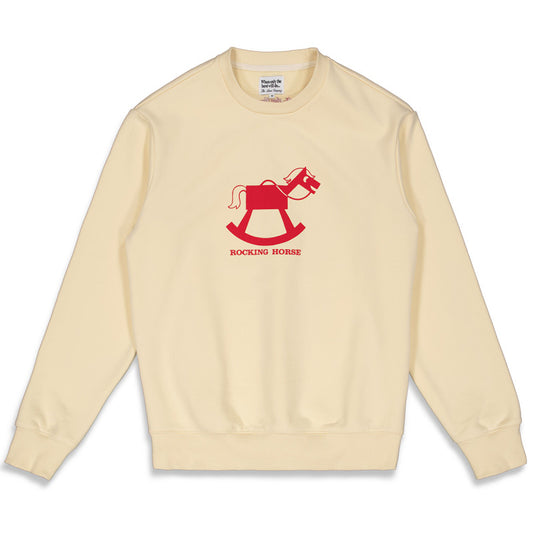 The Loose Company Rocking Horse Crewneck Sweater Beige