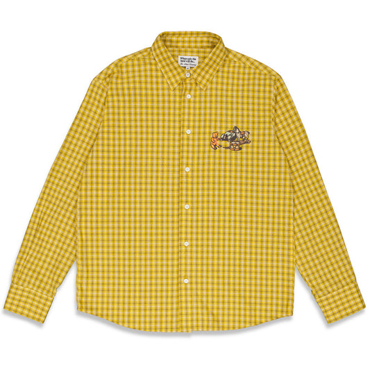 The Loose Company Toys Flannel Shirt Mustard Yellow