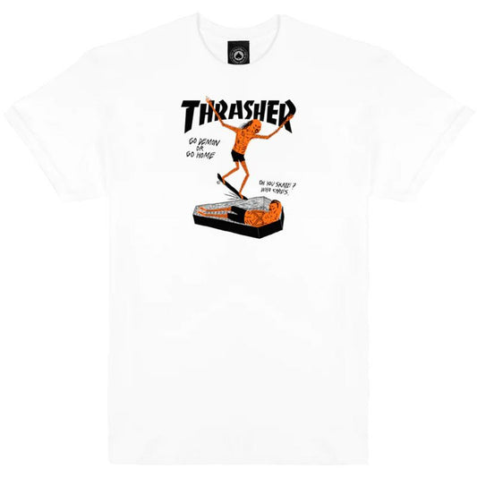 Thrasher Neckface Coffin T-shirt White
