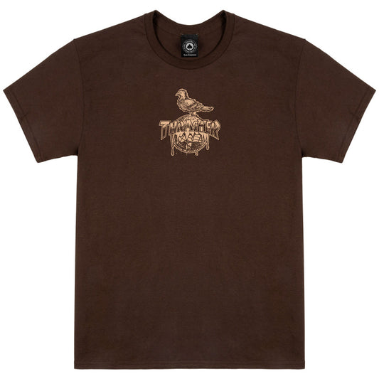 Thrasher X Anti Hero Cover The Earth T-Shirt Dark Chocolate