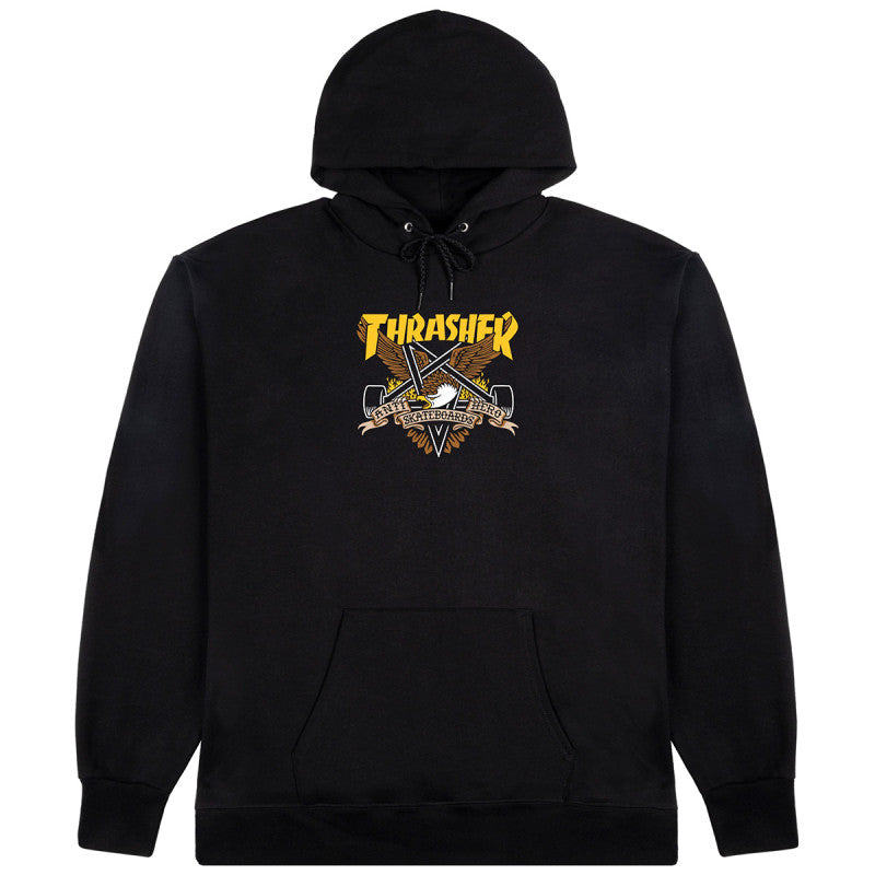 Thrasher X Anti Hero Eaglegram Hoodie Black