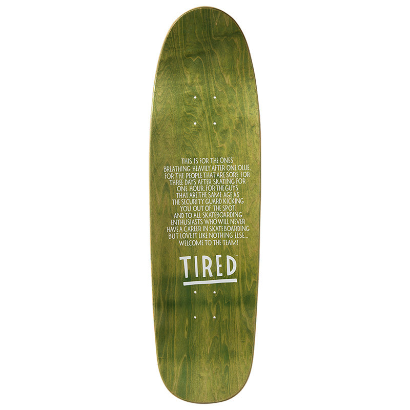 Tired Old Mobil Donny Skateboard Deck 9.23