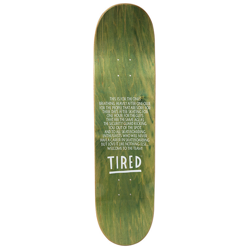 Tired Spinal Tap Regular Skateboard Deck 8.38