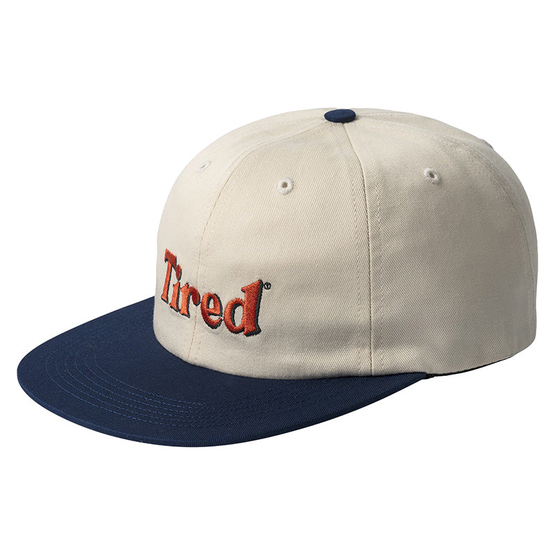 Tired Two Tone Logo Cap Cream/Dark Blue