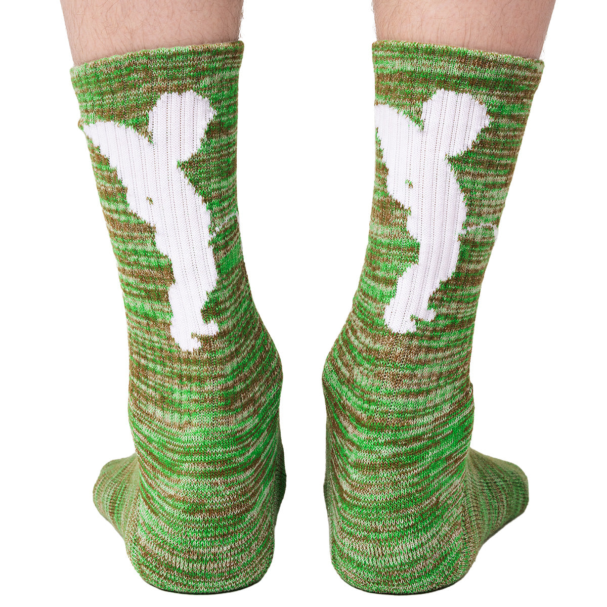 Token Angelic Socks Space Knit Green
