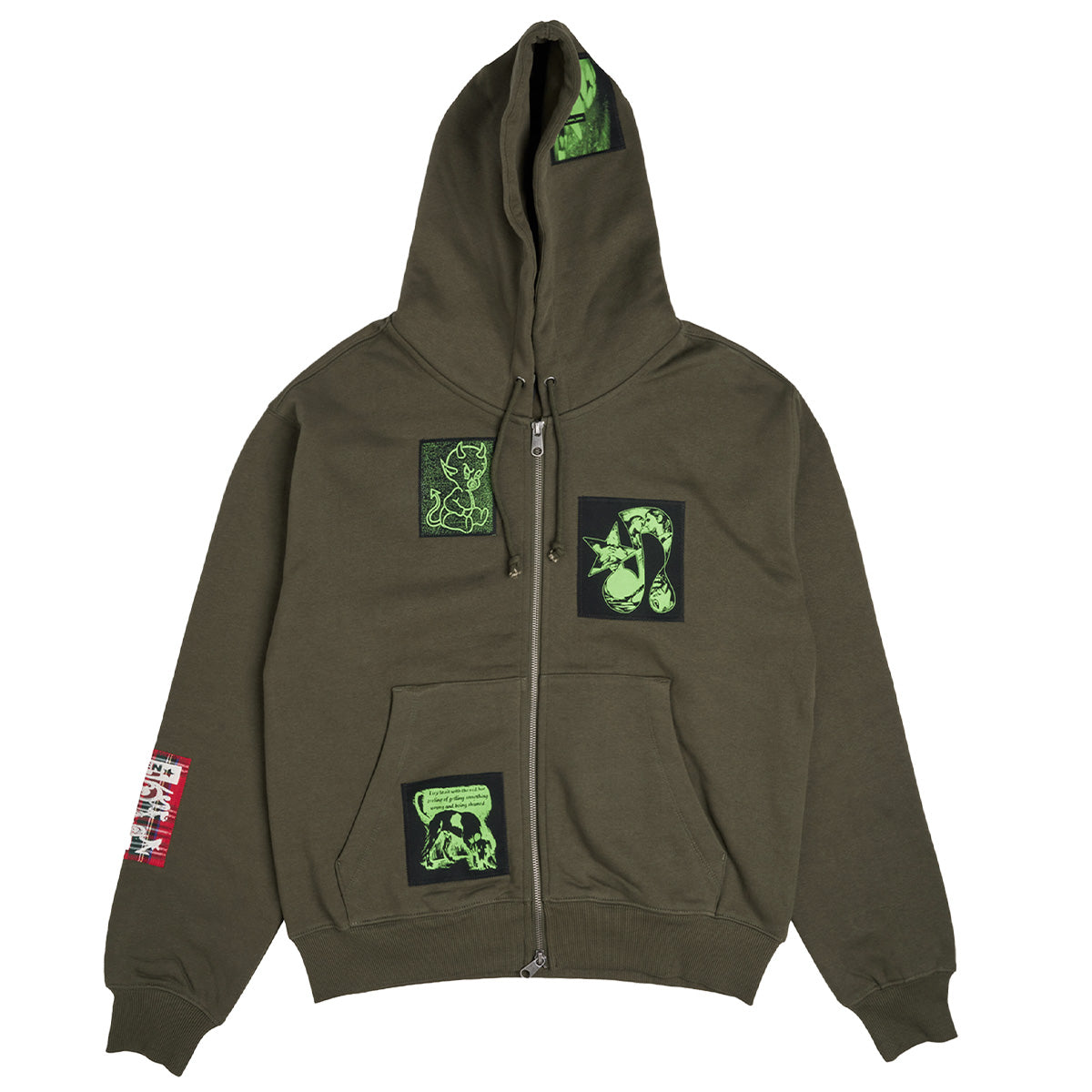 Token Carly Zip-Up Hoodie Trench