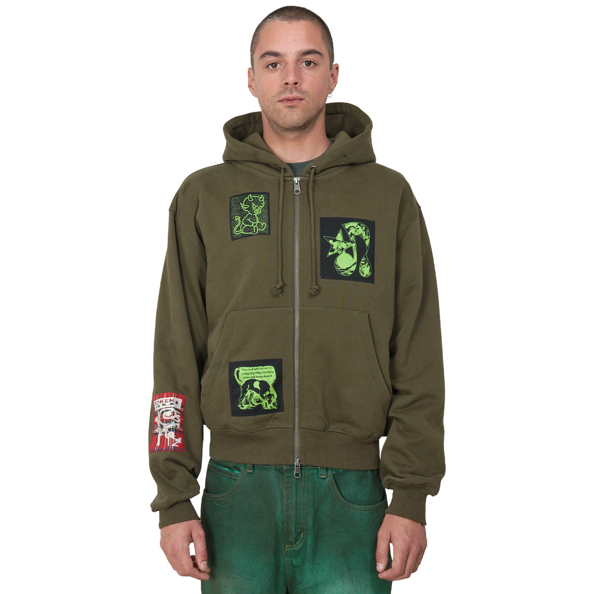 Token Carly Zip-Up Hoodie Trench