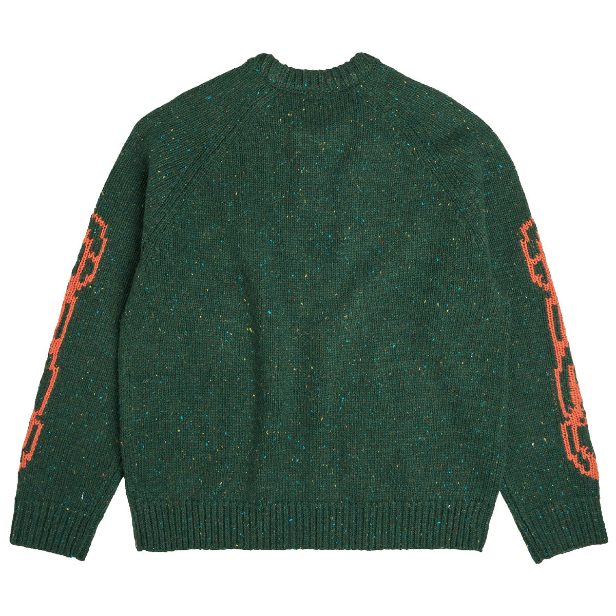 Token Chains Knit Sweater Dark Green
