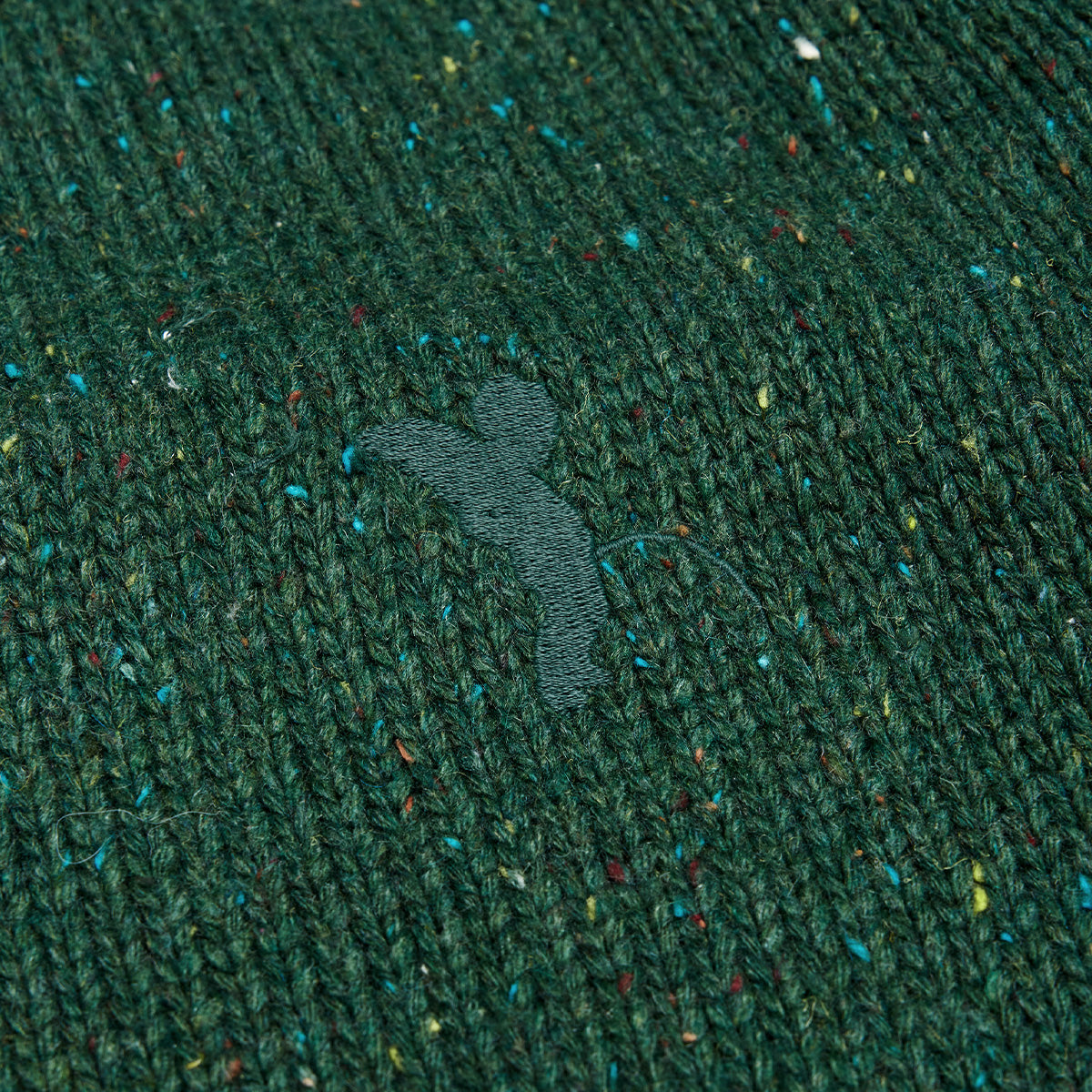 Token Chains Knit Sweater Dark Green