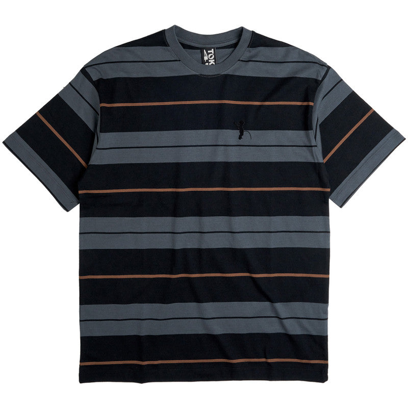 Token Fences T-Shirt Grey Striped