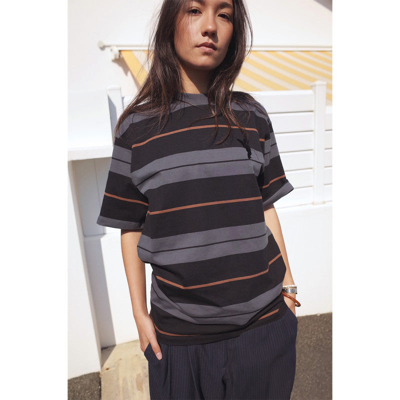 Token Fences T-Shirt Grey Striped