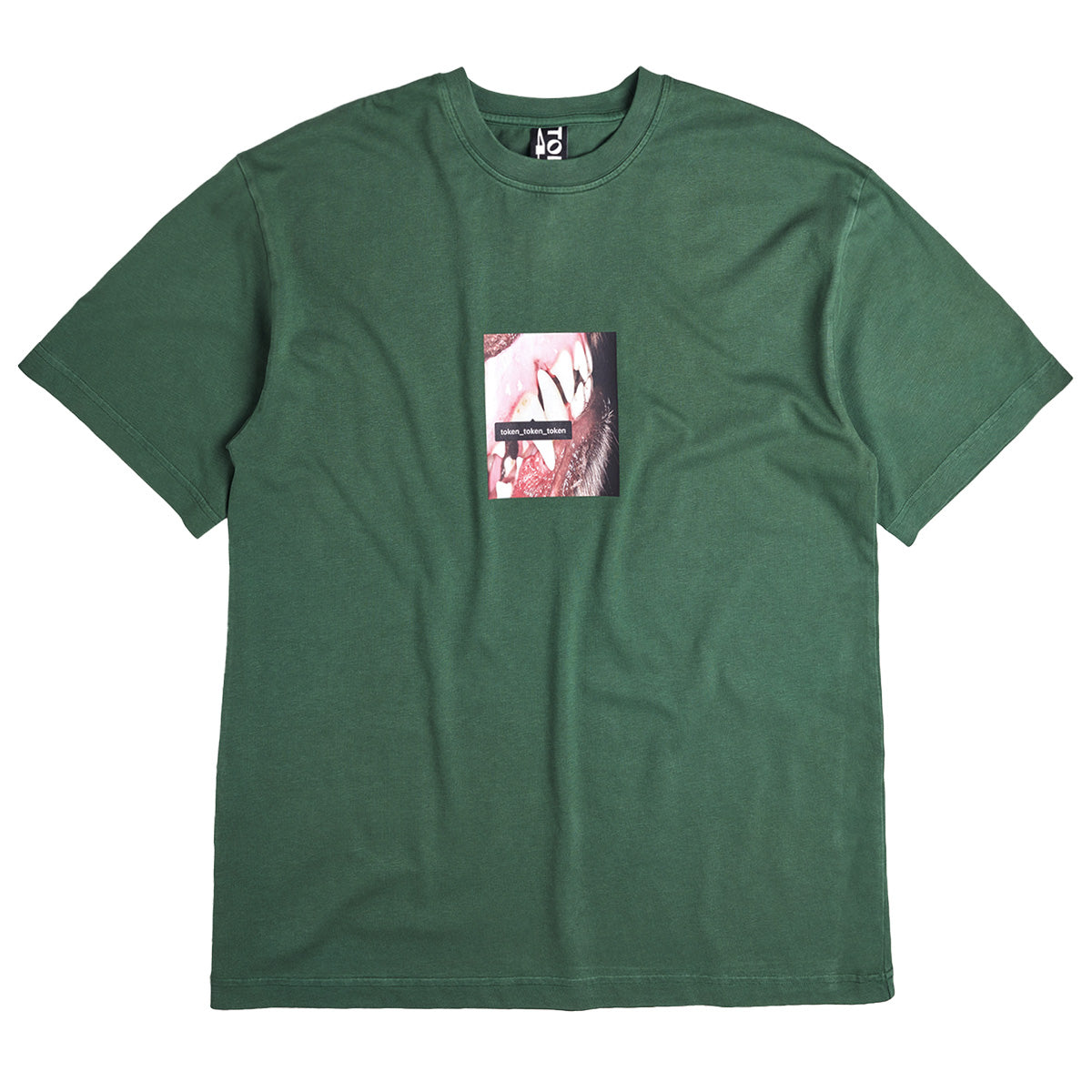 Token Tagged T-Shirt Green Pigment