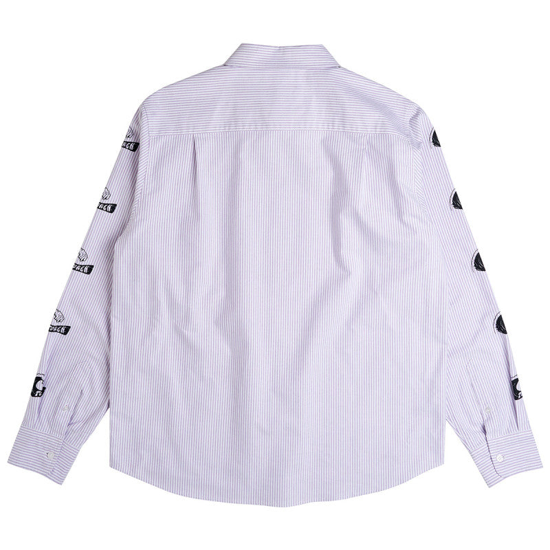 Token Tuff Stuff Shirt Purple/White 
Striped