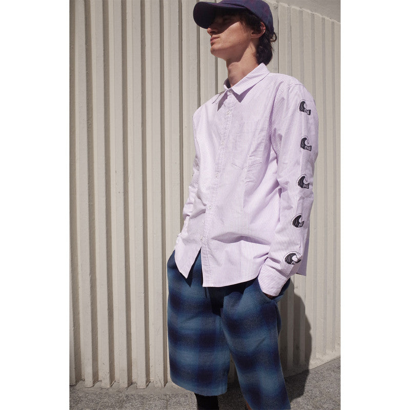 Token Tuff Stuff Shirt Purple/White 
Striped