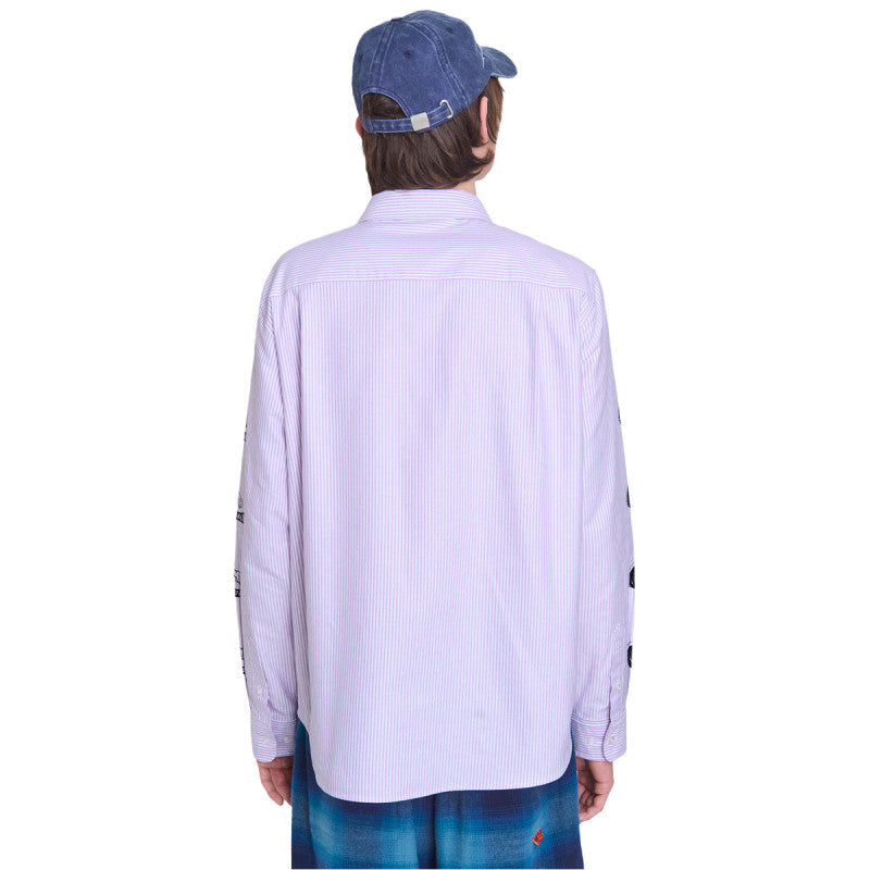 Token Tuff Stuff Shirt Purple/White 
Striped