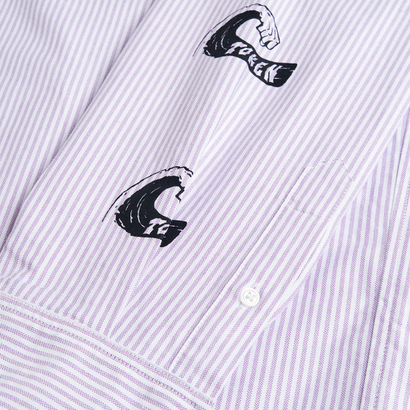 Token Tuff Stuff Shirt Purple/White 
Striped